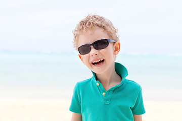 Image showing boy at vacation