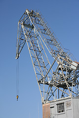 Image showing dock cranes