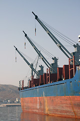 Image showing ship cranes 2