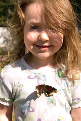 Image showing Butterfly Girl