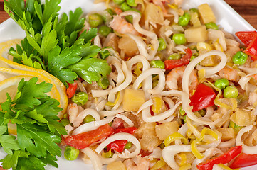 Image showing Seafood salad