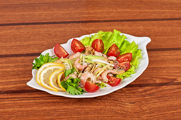 Image showing Seafood salad