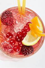 Image showing Berries cocktail