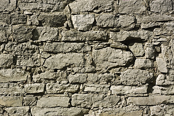 Image showing Detail of ancient walls of fortification