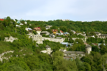 Image showing Steep slope in Kamianets-Podilsky, Ukraine