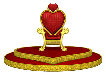 Image showing Red Throne