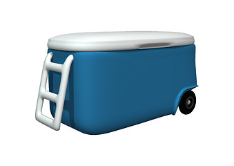 Image showing Cooler on White