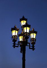 Image showing Vintage street light