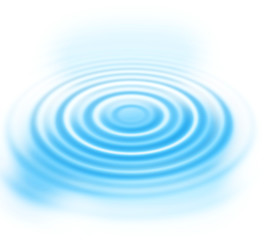 Image showing Blue water ripples abstract background 