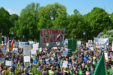 Image showing Norwegian farmers rally