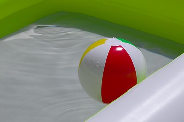 Image showing Ball in the water