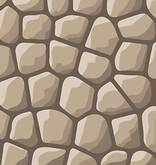 Image showing Texture of stones in brown colors