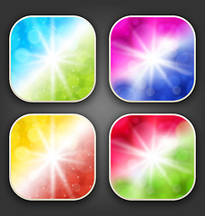 Image showing Abstract backgrounds with for the app icons
