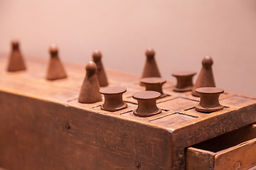 Image showing Egyptian Game of Senet