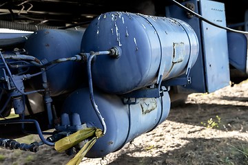 Image showing Tank of a truck full with oil