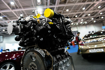 Image showing Detail photo of a car engine