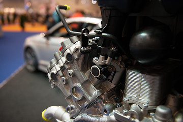 Image showing Detail photo of a car engine