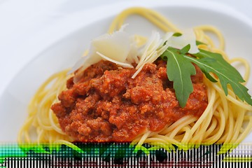 Image showing Italian spaghetti