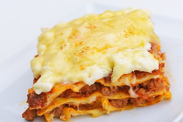 Image showing lasagne