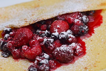 Image showing fruit pancake