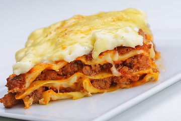 Image showing lasagne