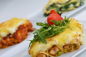 Image showing lasagne