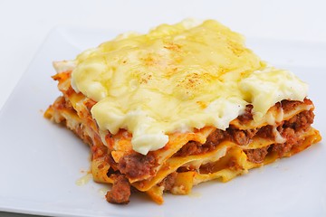 Image showing lasagne