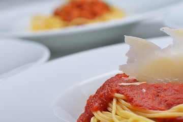 Image showing Italian spaghetti