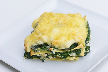 Image showing lasagne