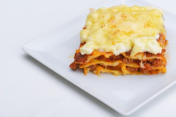 Image showing lasagne