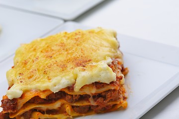 Image showing lasagne