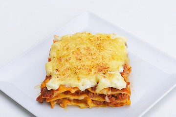 Image showing lasagne