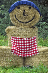 Image showing Straw statue