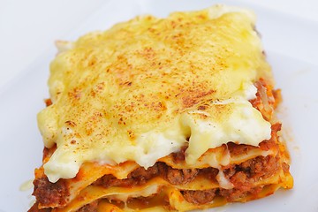 Image showing lasagne