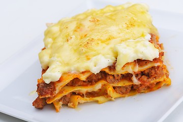 Image showing lasagne