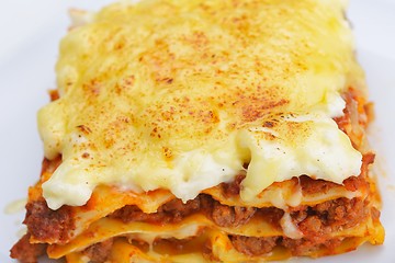 Image showing lasagne