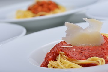 Image showing Italian spaghetti