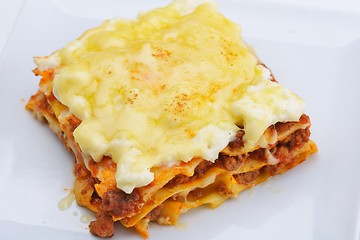 Image showing lasagne