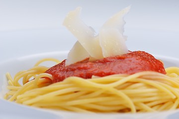 Image showing Italian spaghetti