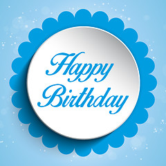 Image showing Happy Birthday Colorful Background Card