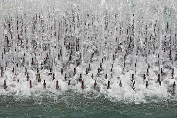 Image showing Water stream splashing 