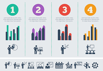 Image showing Business Infographic Template.