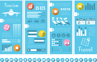 Image showing Travel Infographic Template.