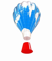 Image showing Hot Air Balloons as the earth with Gondola