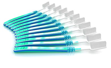 Image showing Toothbrushes