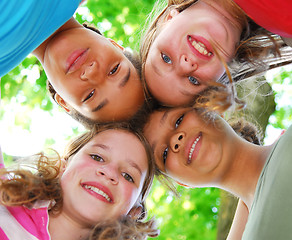 Image showing Four girls