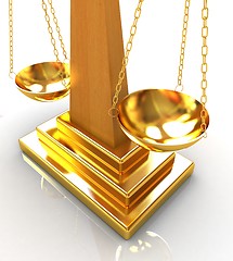 Image showing Gold scales 