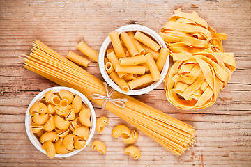 Image showing raw pasta 