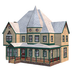 Image showing Victorian Winter House