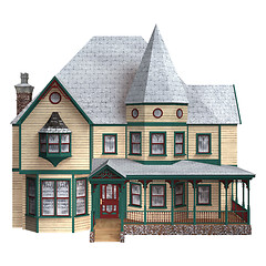 Image showing Victorian Winter House